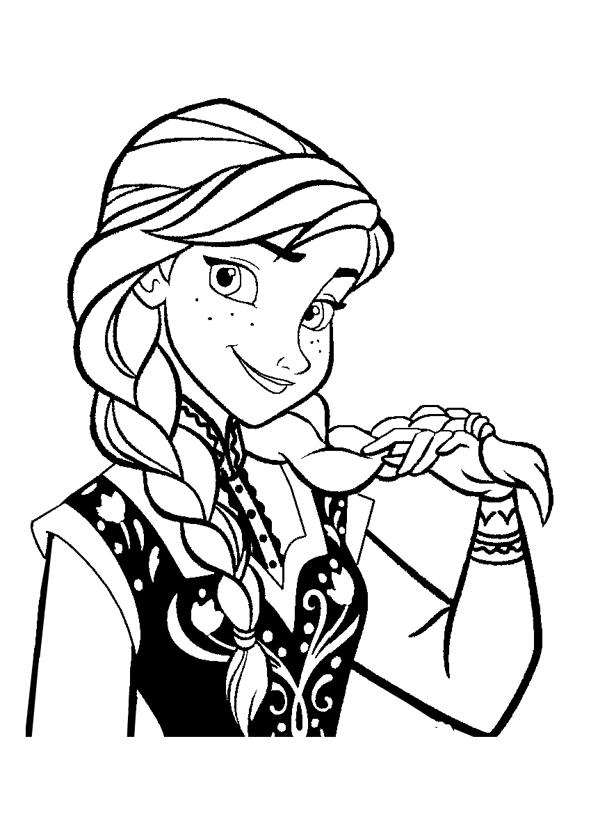 coloriage reine des neiges sven