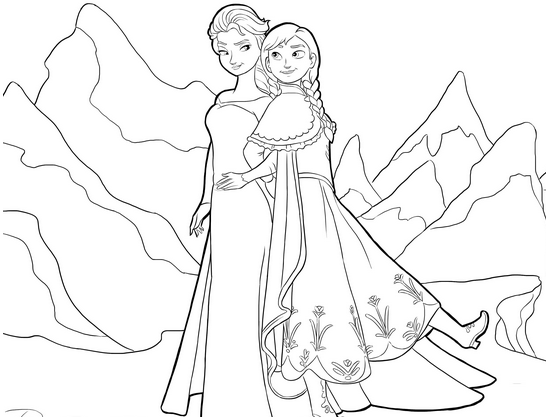 coloriage a dessiner reine des neiges en ligne gratuit