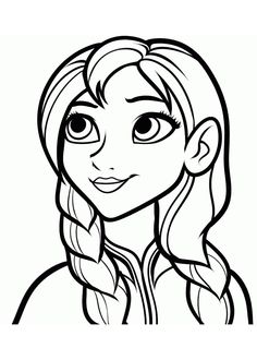 Dessin A Colorier Reine Des Neiges 3 Ans