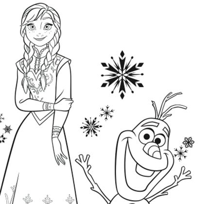 dessin reine des neiges disney en ligne