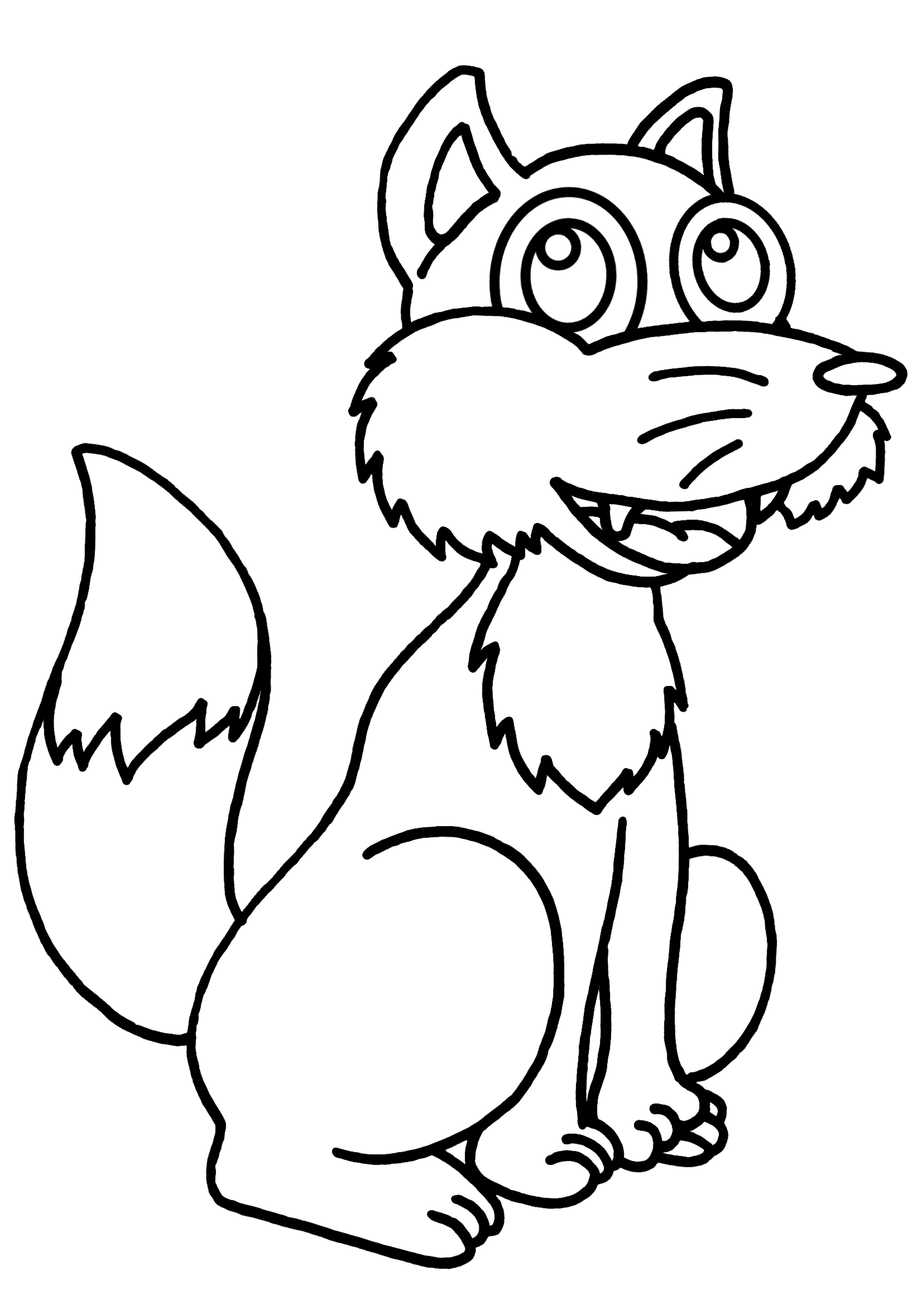 coloriage renard en ligne