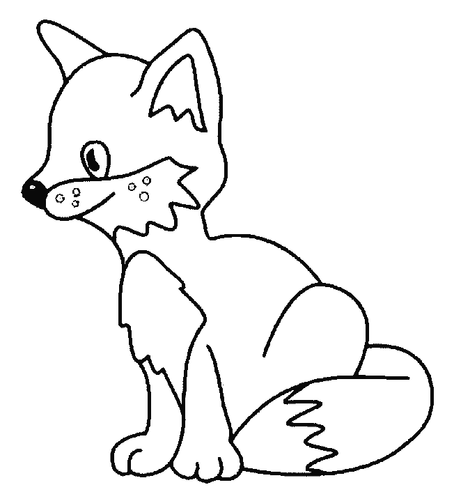 coloriage le loup le renard et la belette