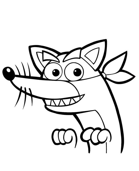 coloriage magique renard