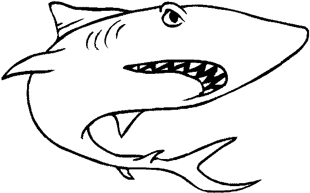 coloriage requin