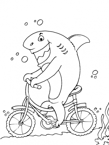 coloriage de requin baleine