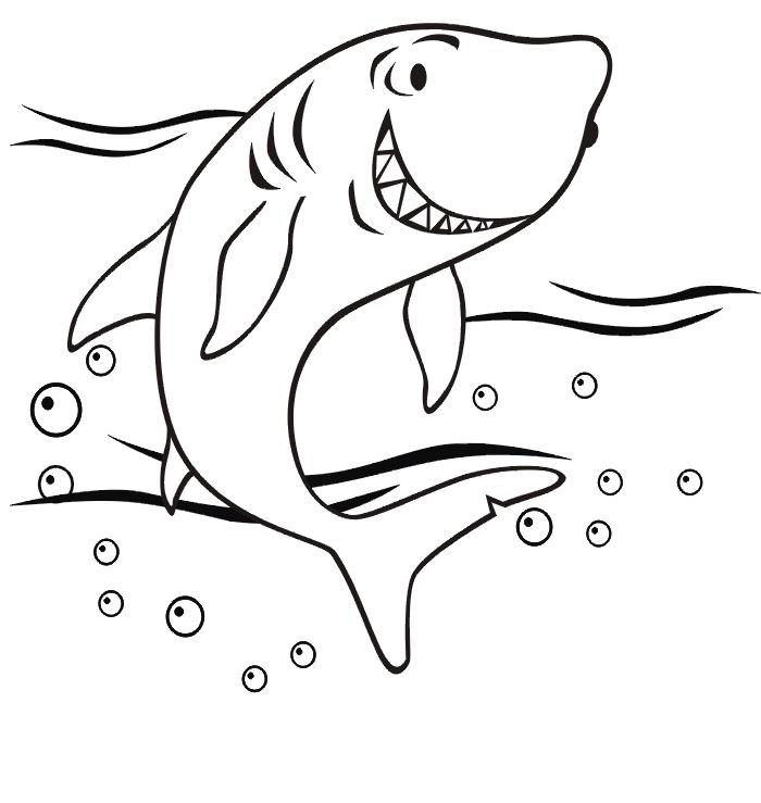 dessin en ligne gratuit requin