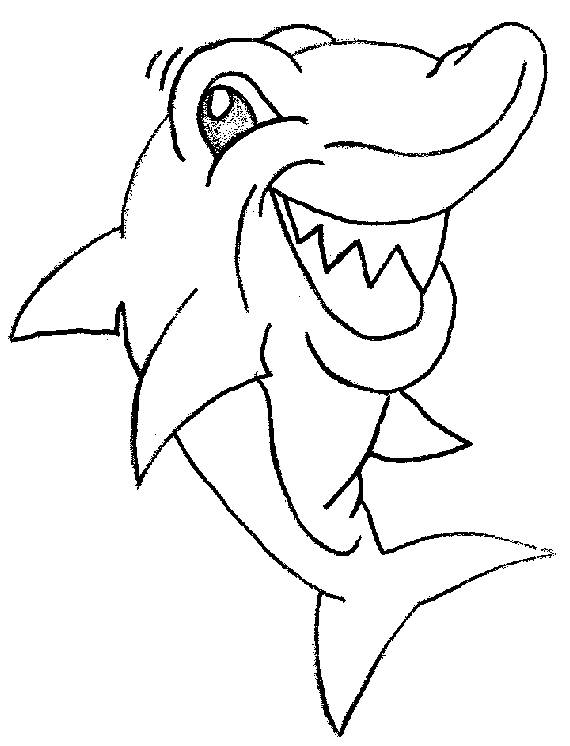 coloriage à dessiner requin baleine