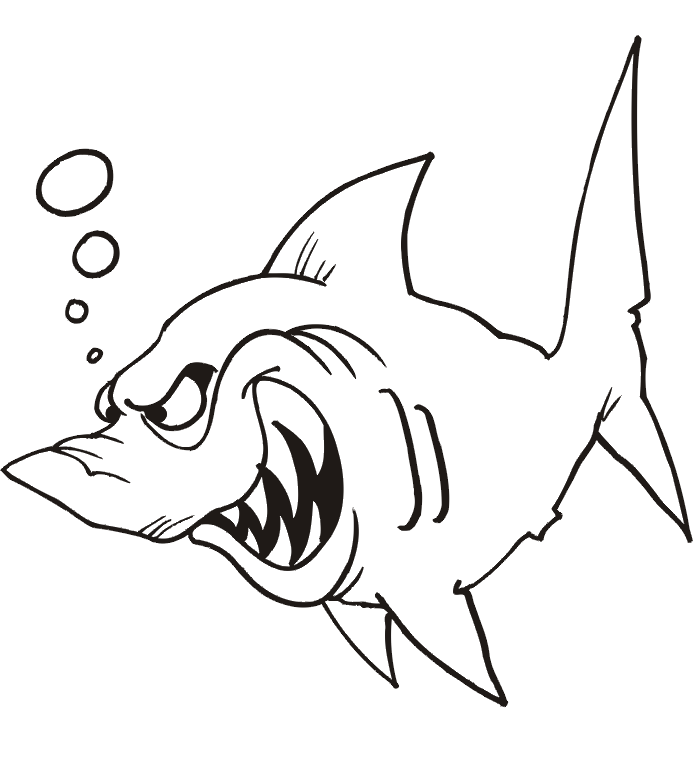 coloriage requin gratuit