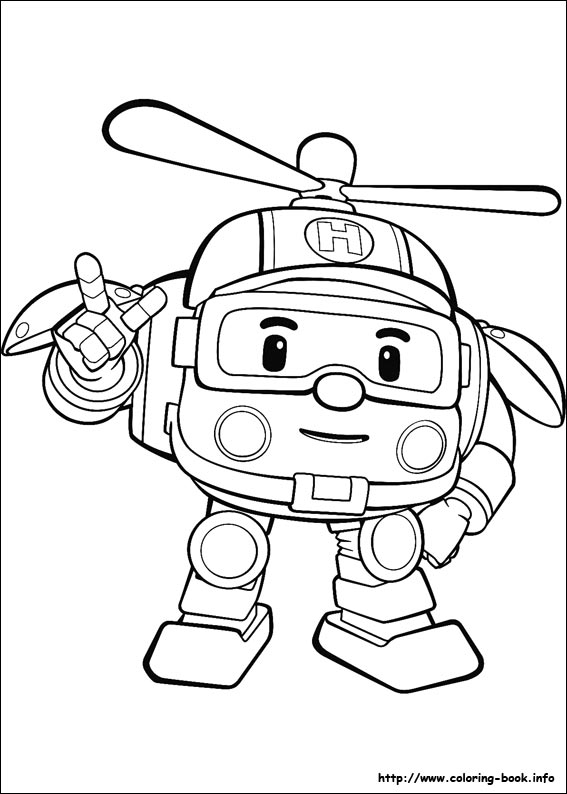 dessin taco robocar poli