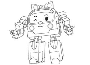 dessin robocar poli en ligne gratuit