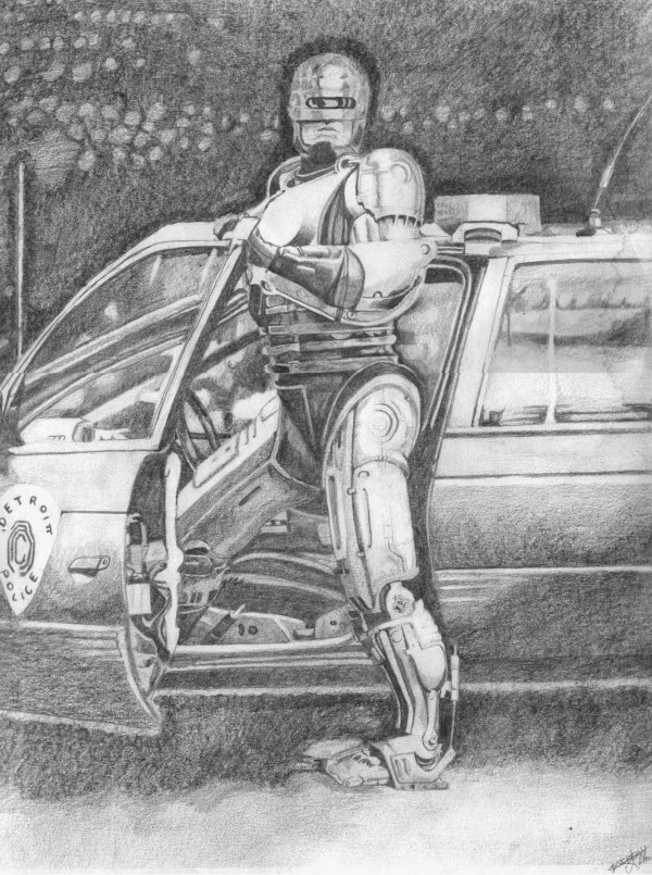 dessin de robocop