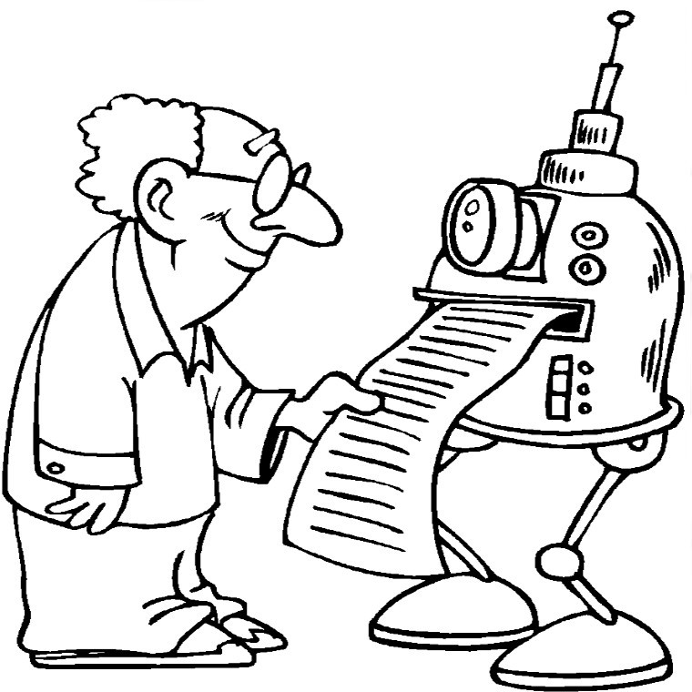 TOP24+ Coloriage Robot À Imprimer Images – Voyager en Solo