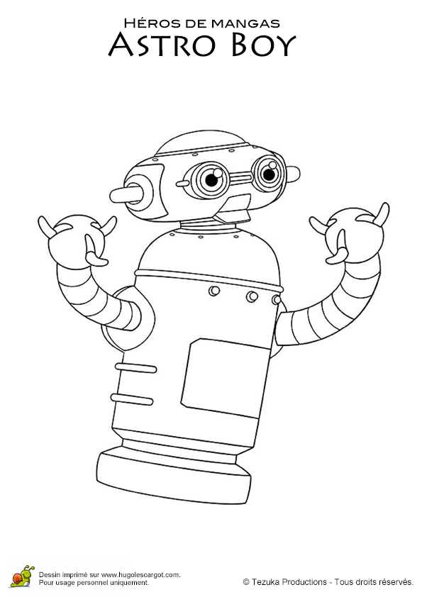 coloriage à dessiner robotboy gratuit