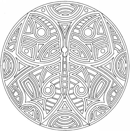 coloriage  dessiner de rosace