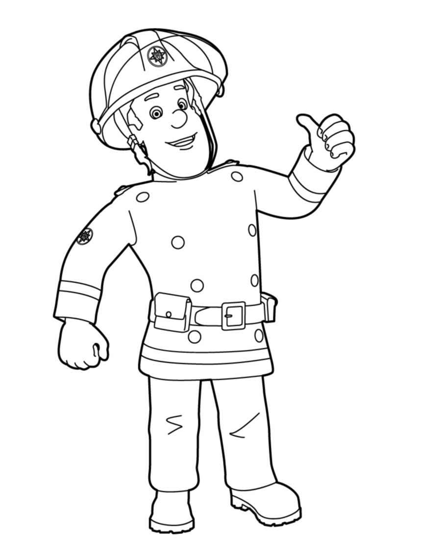 dessin sam le pompier noel coloriage ƒ dessiner sam le pompier piwi