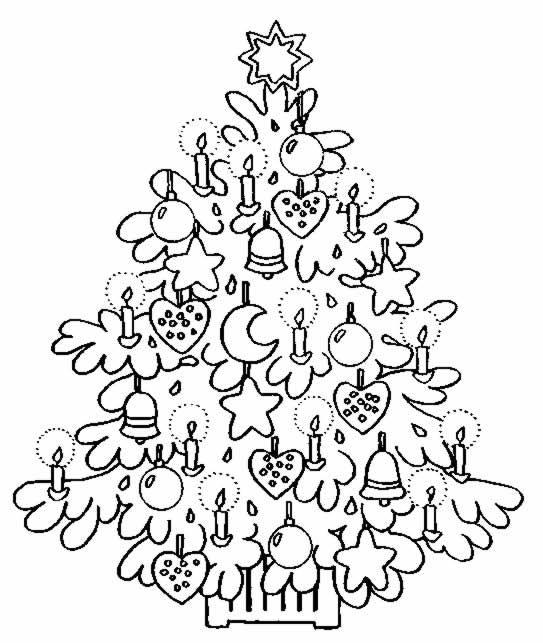 Dessin Un Sapin De Noel