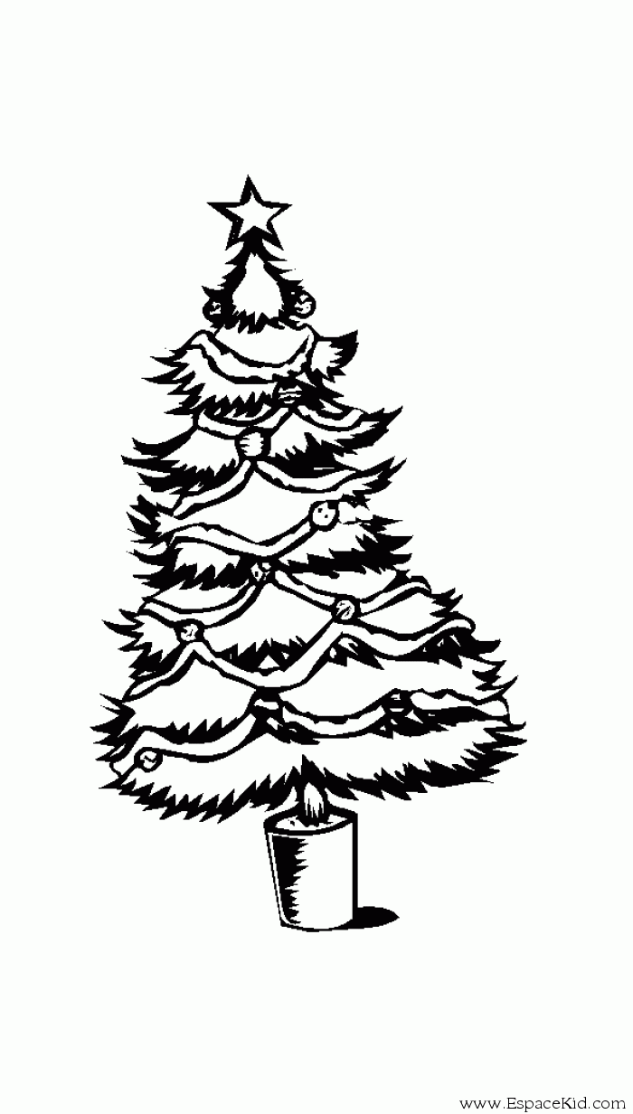 dessin sapin de noel   imprimer