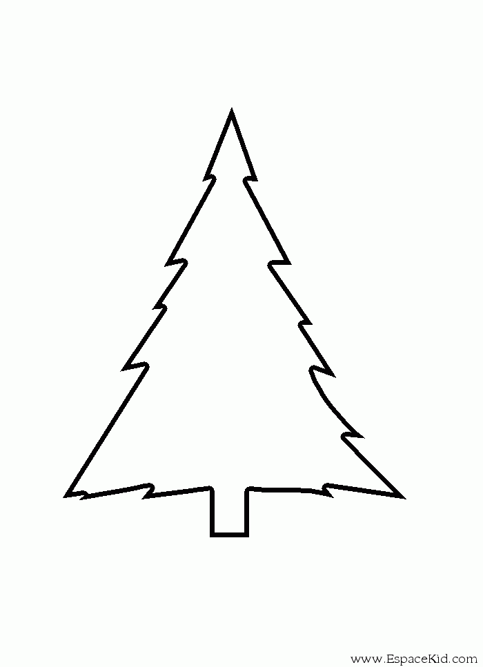 Dessin Sapin De Noel Facile