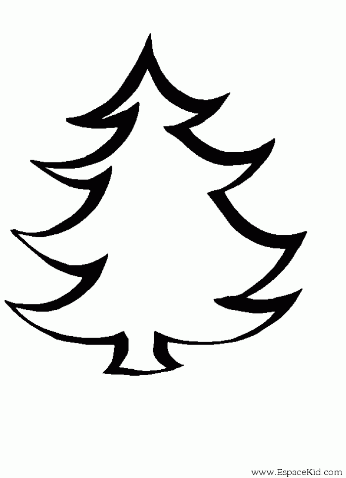 dessin sapin de noel vide