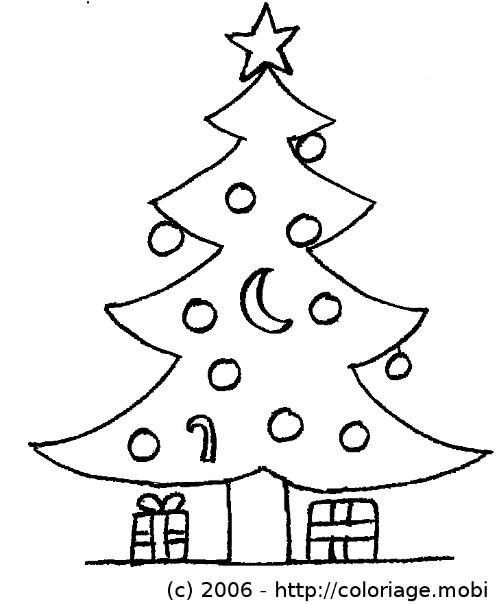 dessin sapin pere noel