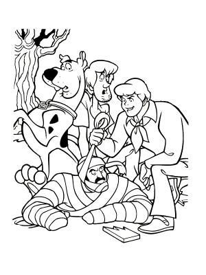 coloriage gratuit scooby doo imprimer