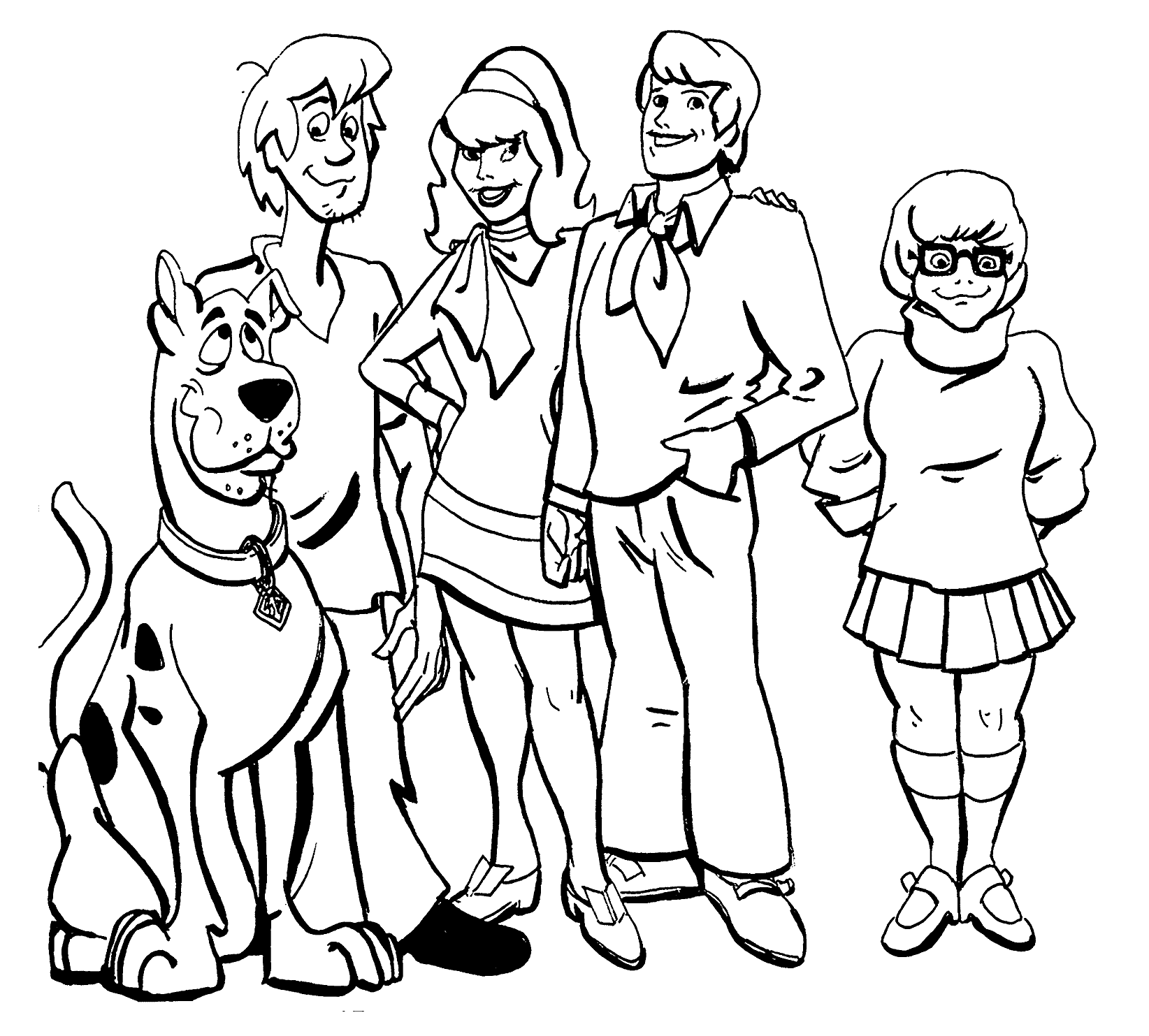 jeu coloriage scooby doo