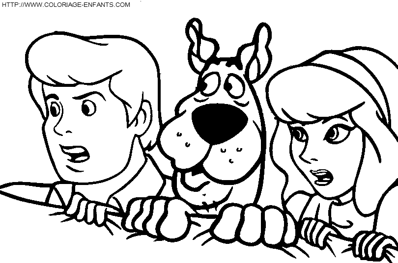 coloriage scooby doo à imprimer