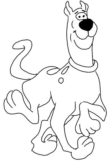 coloriage à dessiner scooby doo le film