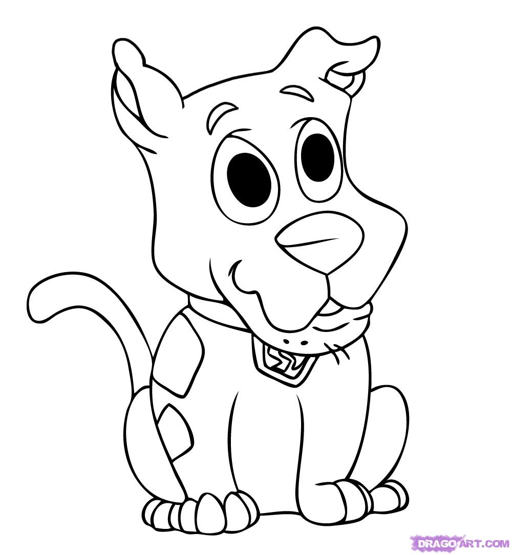 dessin scooby doo à imprimer