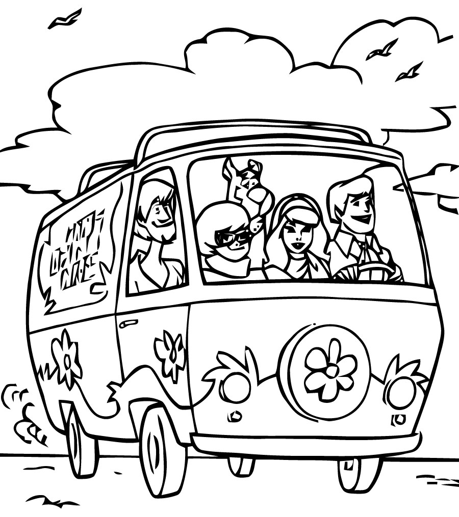 coloriage de scooby doo - Jeu Coloriage Scooby doo