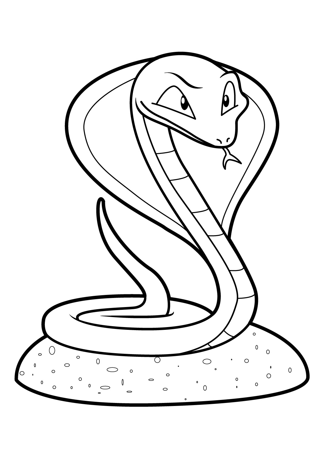 coloriage a dessiner un serpent