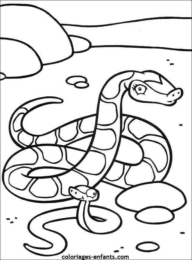 dessin serpent en ligne gratuit