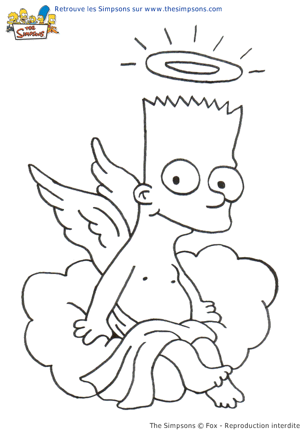 dessin simpson gratuit à imprimer