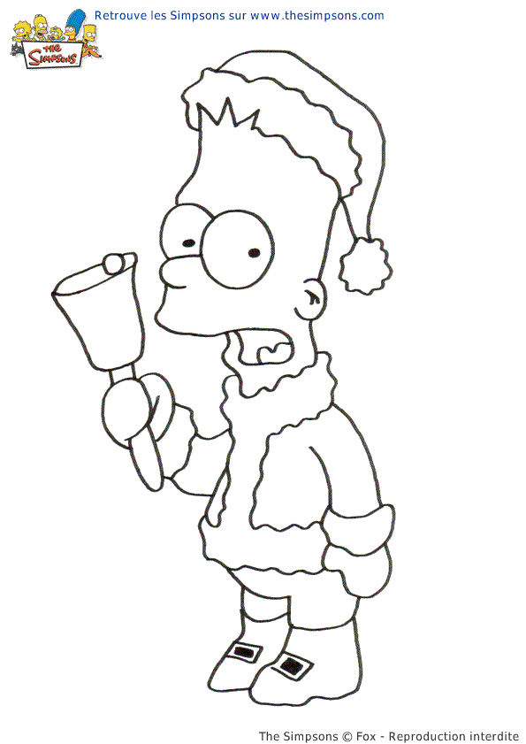 dessin lisa simpson gratuit