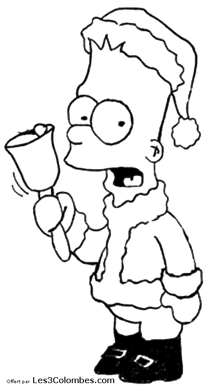 coloriage simpson