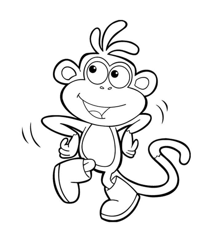 dessin un singe