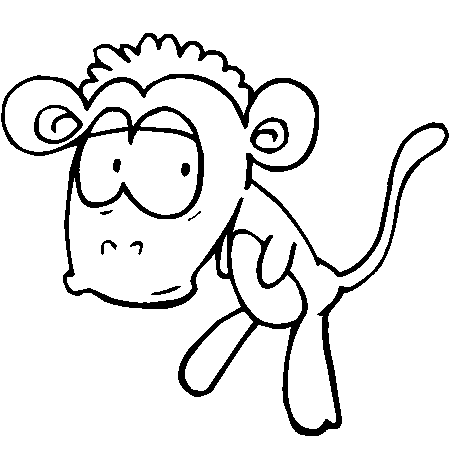 dessin singe livre de la jungle