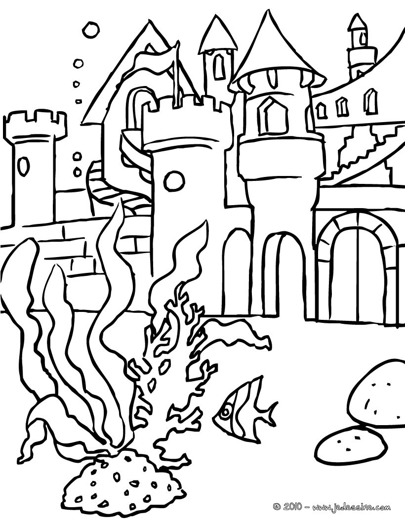 coloriage sirene h2o