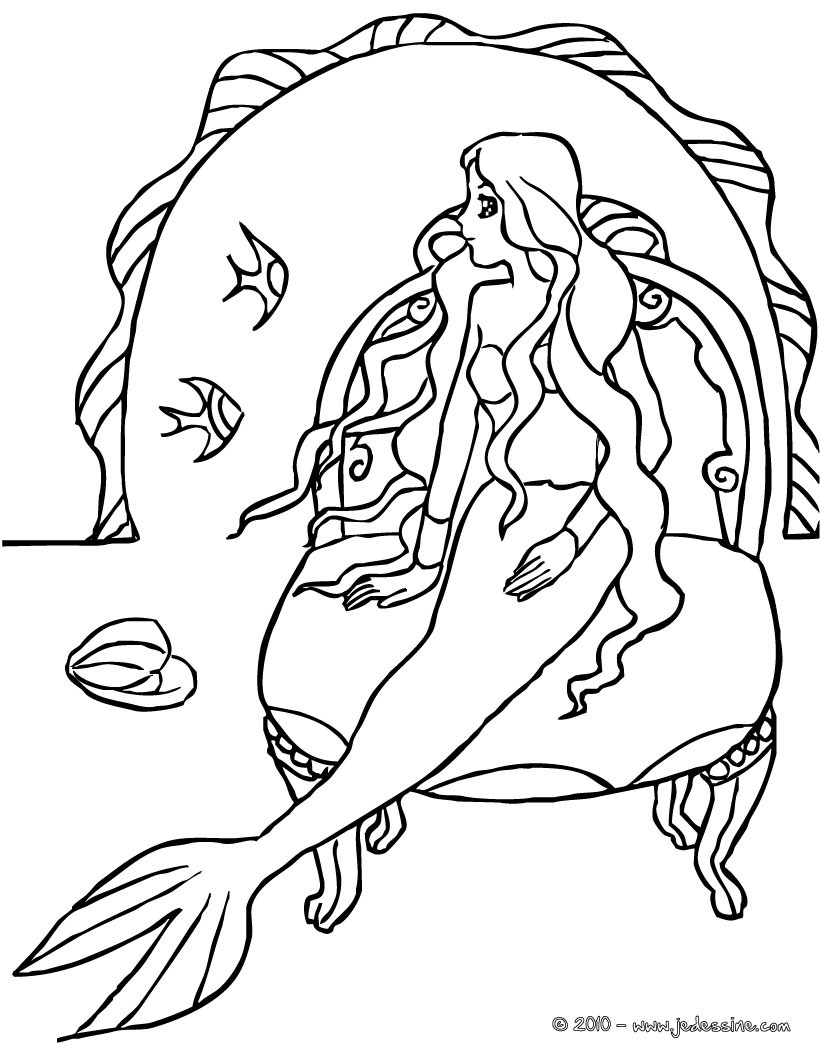 dessin ƒ colorier sirƒ¨ne fƒ©e coloriage sirene h2o