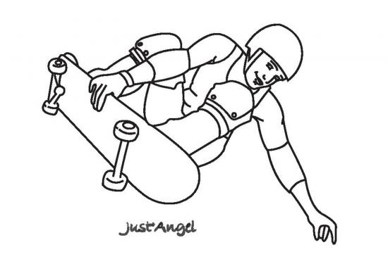 dessin skateboard gratuit