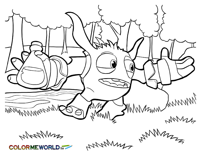 coloriage skylanders a imprimer