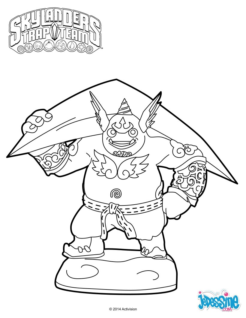 coloriage skylanders superchargers