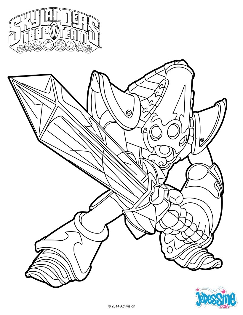 coloriage skylanders superchargers