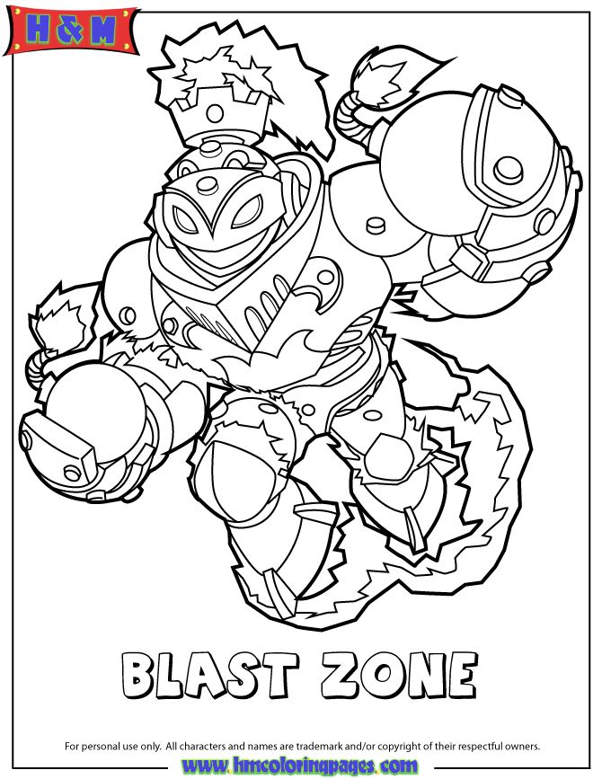 skylanders trap team coloring pages wildfire - photo #39