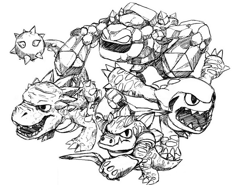 dessin skylanders je dessine.com