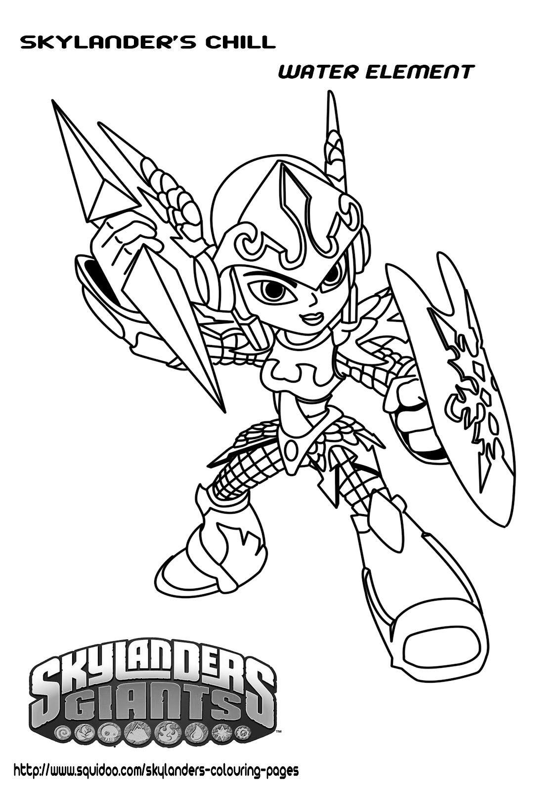 tout les coloriage a dessiner skylanders