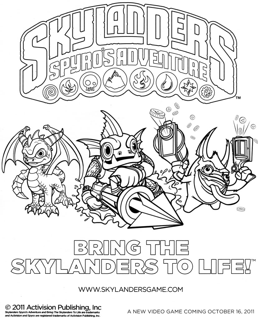 dessin ƒ colorier skylanders hugo l escargot