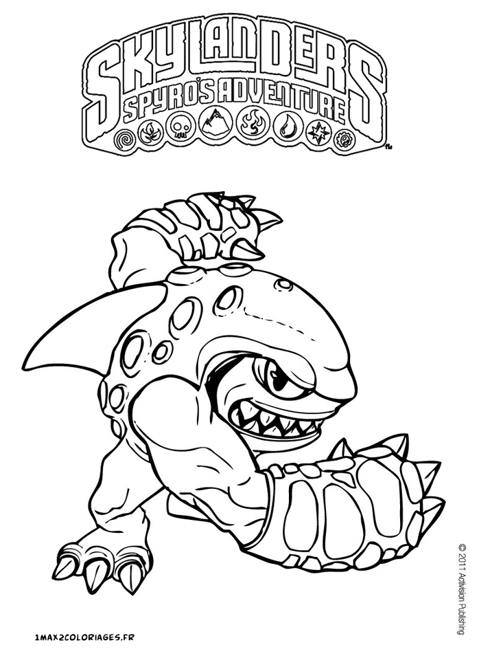 skylanders coloriage robot