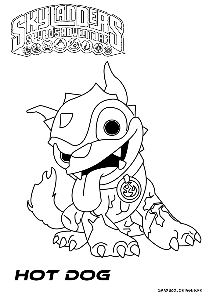 coloriage skylanders free ranger