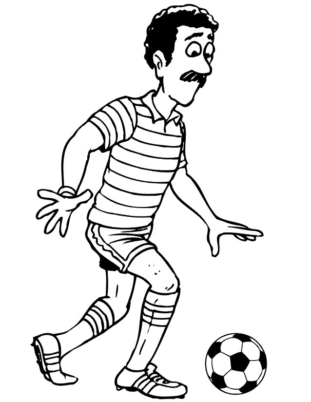 coloriage de soccer